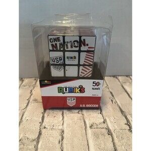 Rubik's USA Soccer World Cup 3x3 Cube Puzzle, Multicolor